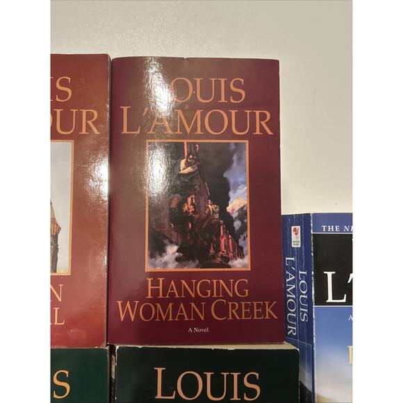 Lot of 5 Louis L' Amour Paperbacks Western Fiction Mass Market - Picture 3 of 11